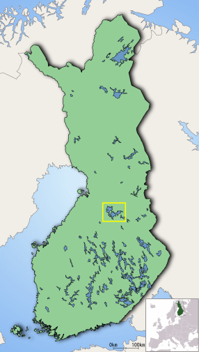 Oulujärven sijainti
